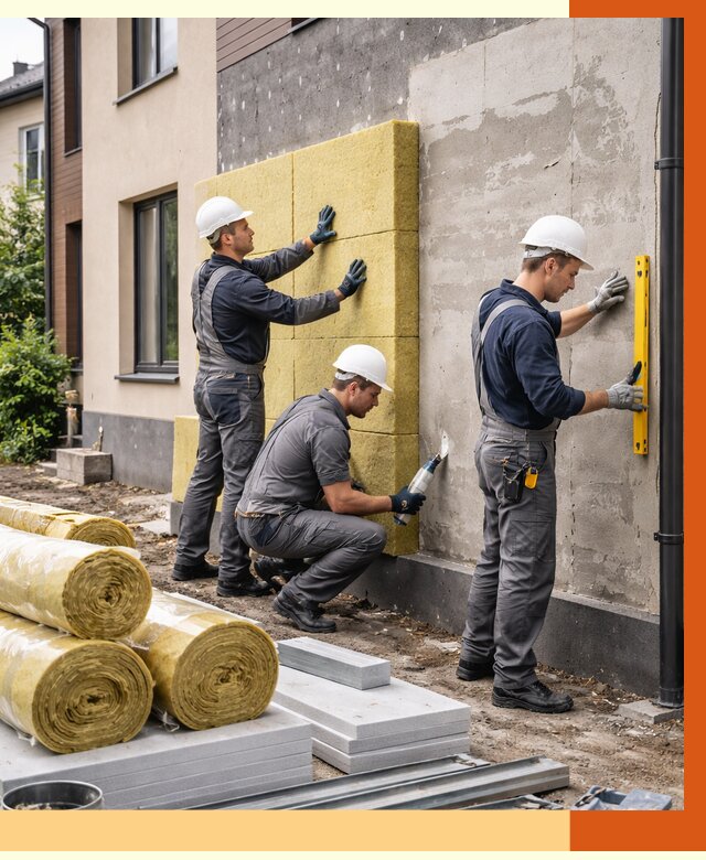 Утепление таунхауса в Междуреченске от 7276 руб/м2 — комплекс под ключ | ТепломастерМжд