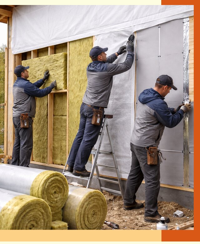 Утепление каркасного дома в Междуреченске от 4244 руб./м2 — профессионально | ТепломастерМжд