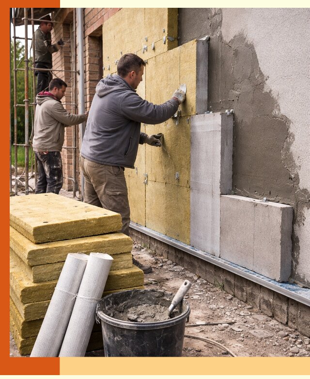 Утепление кирпичного дома под ключ в Междуреченске