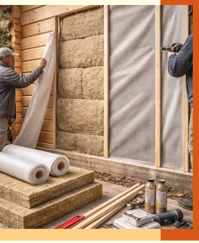 Утепление дома из минибруса в Междуреченске от 4547 руб/м2 — заказать профессионально | ТепломастерМжд