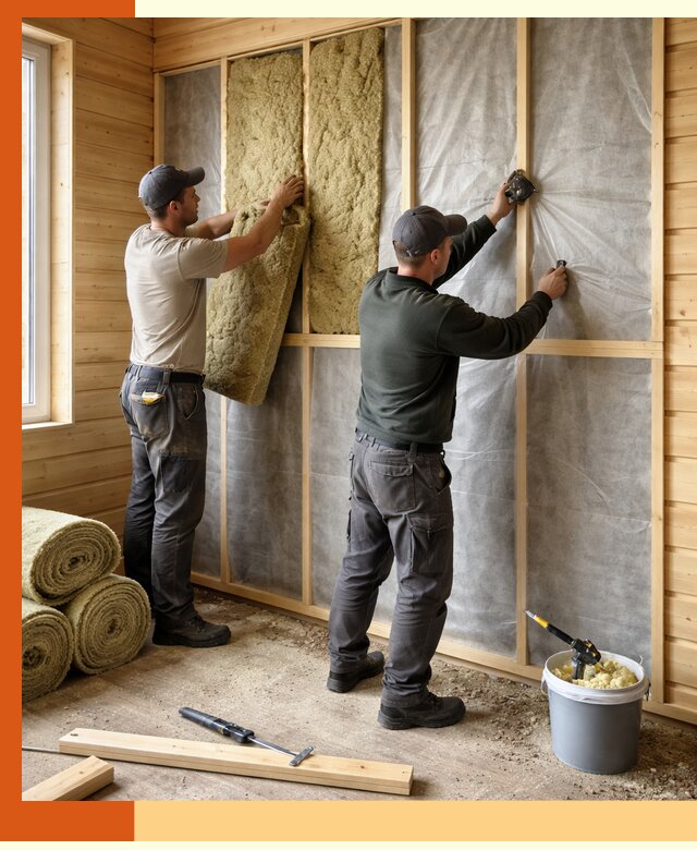 Утепление дома из минибруса в Междуреченске: комплексные теплоизоляционные работы