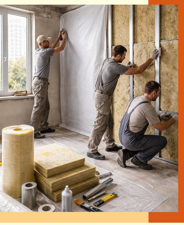 Утепление квартиры в Междуреченске от 4547 руб/м2 — утеплить квартиру изнутри и снаружи | ТепломастерМжд