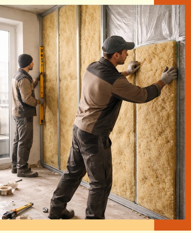 Утепление квартиры изнутри в Междуреченске от 4396 руб. за м2 | Проф. работы ТепломастерМжд