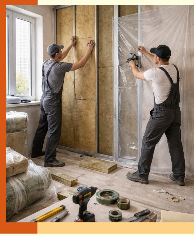 Утепление квартиры изнутри профессионально в Междуреченске