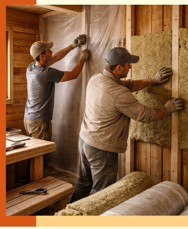 Утепление бани изнутри в Междуреченске качественно и недорого