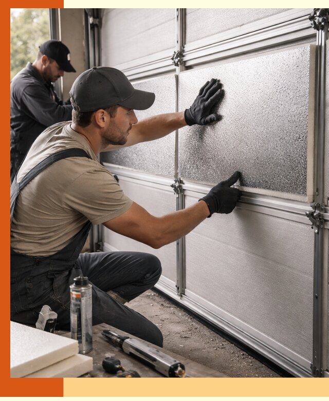 Утепление гаражных ворот в Междуреченске качественно и надежно