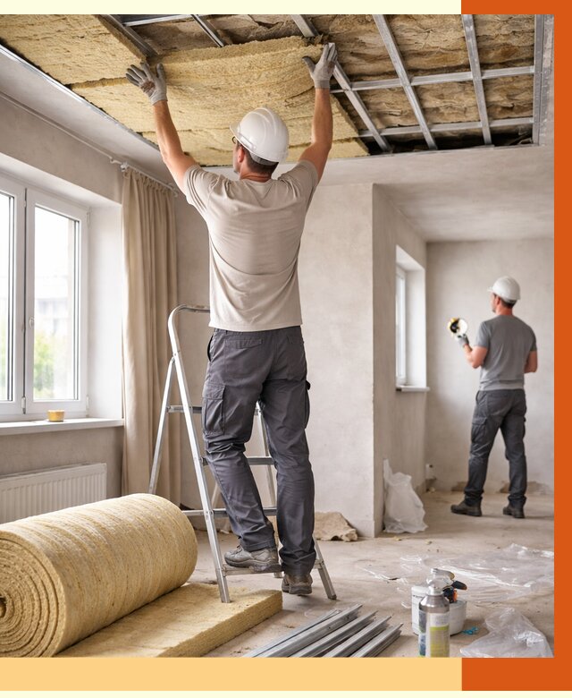 Утепление потолка в частном доме в Междуреченске от 960 руб./м² — работы под ключ | ТепломастерМжд