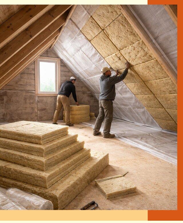 Утепление мансарды в Междуреченске от 2526 руб/м2 — комплексно и под ключ | ТепломастерМжд