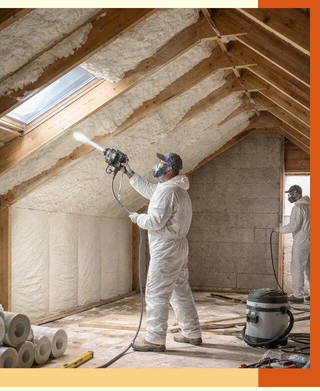 Утепление мансарды ППУ в Междуреченске от 2779 руб./м² — заказать под ключ | ТепломастерМжд