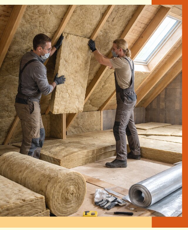 Утепление мансарды минватой в Междуреченске от 4244 руб./м2 — монтаж и пароизоляция | ТепломастерМжд