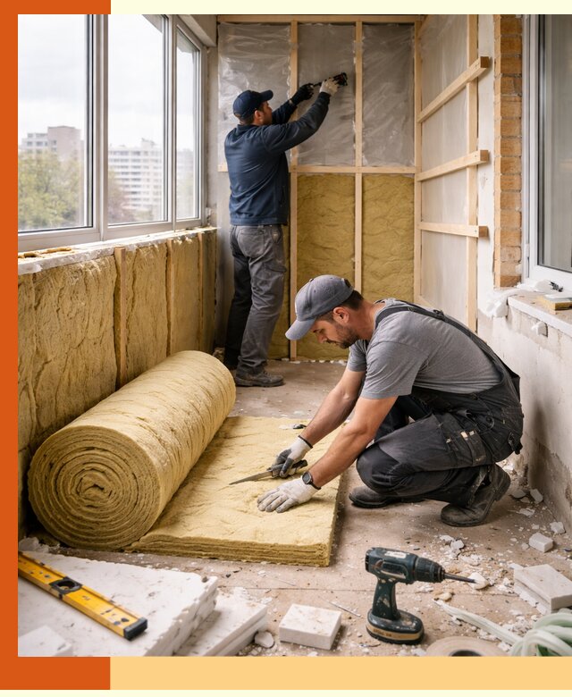 Утепление балкона под ключ в Междуреченске качественно и быстро