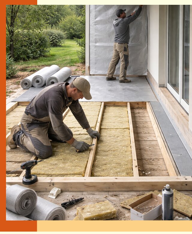 Утепление террасы в Междуреченске — тепло и защита круглогодично