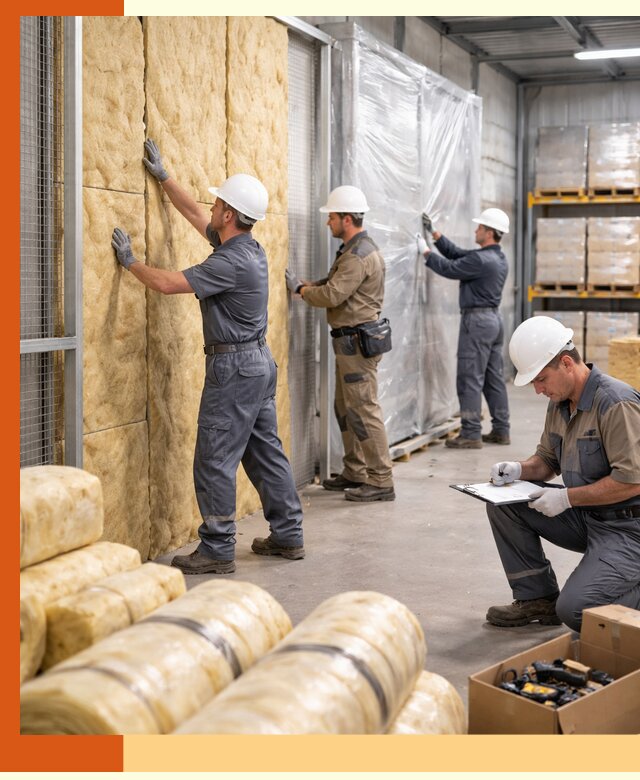 Утепление склада готовой продукции в Междуреченске качественно и быстро