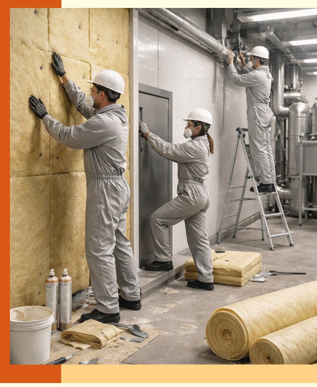 Утепление пищевого цеха под ключ в Междуреченске