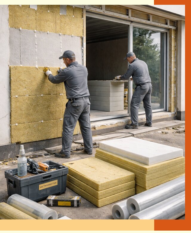 Утепление торгового павильона в Междуреченске от 14652 руб./м² под ключ | ТепломастерМжд