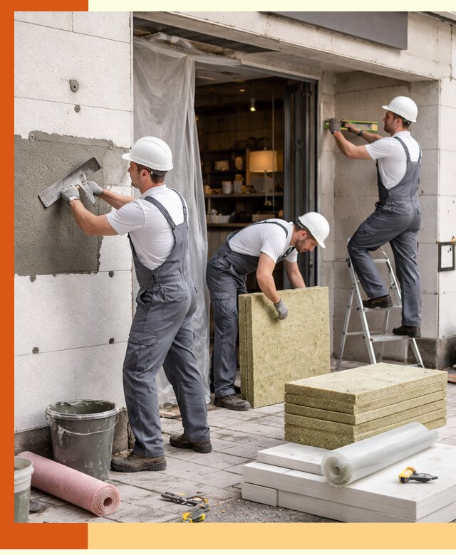 Утепление кафе в Междуреченске: профессиональная теплоизоляция и монтаж