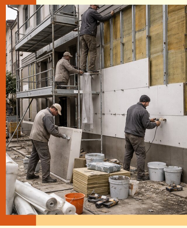 Утепление гостиницы под ключ в Междуреченске с гарантией качества