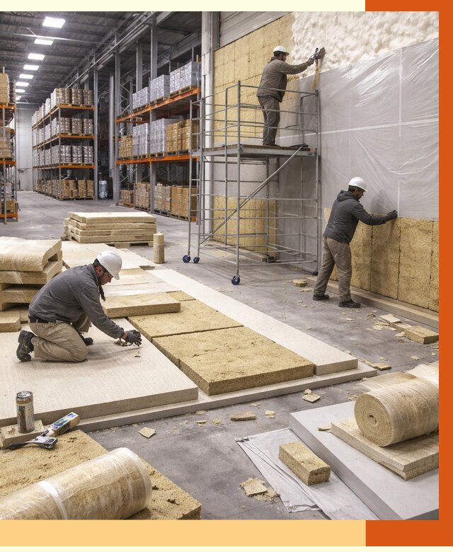 Утепление складского терминала в Междуреченске от 7579 руб./м² под ключ | ТепломастерМжд