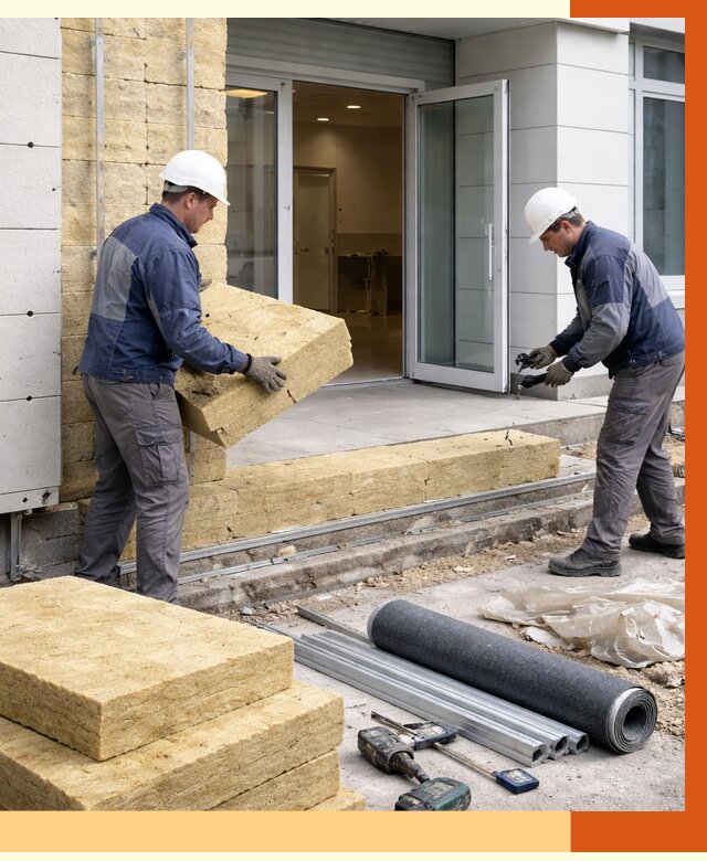 Утепление медицинского центра в Междуреченске под ключ от 12631 руб./м² | ТепломастерМжд