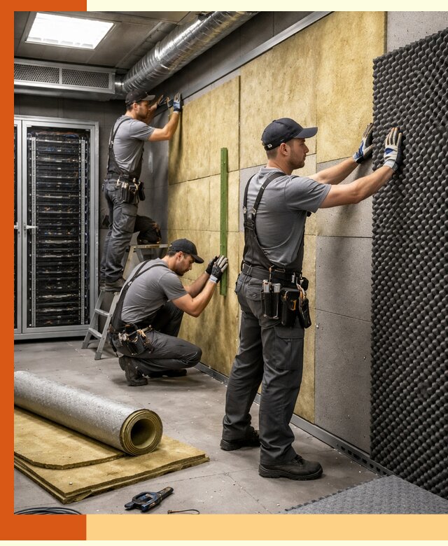 Утепление серверной комнаты профессионально в Междуреченске