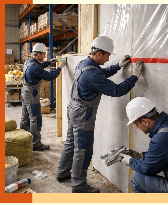 Утепление теплого склада под ключ в Междуреченске