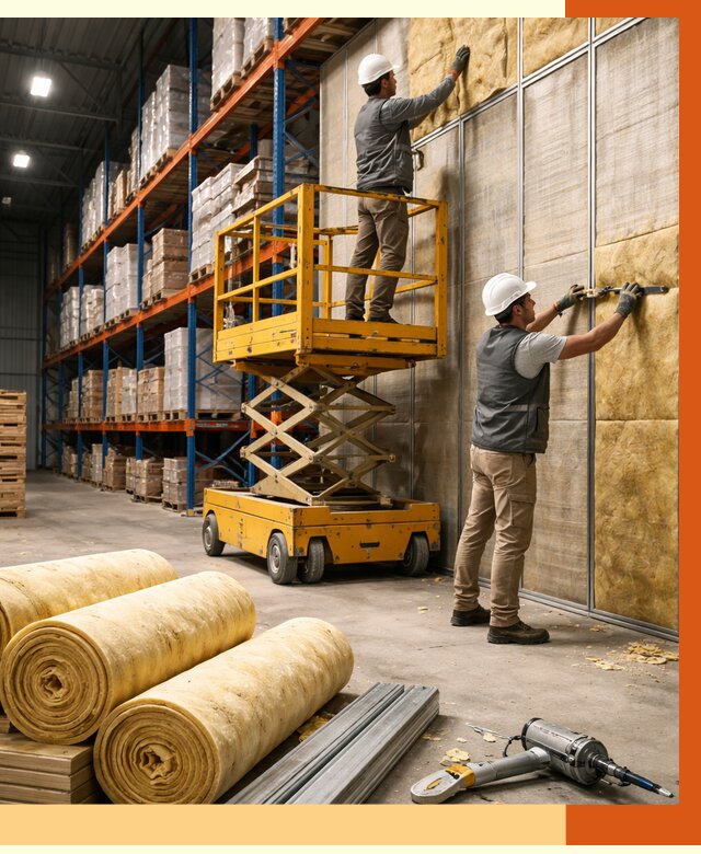 Утепление торгового склада в Междуреченске от 3234 руб/м2 — комплексно и под ключ | ТепломастерМжд