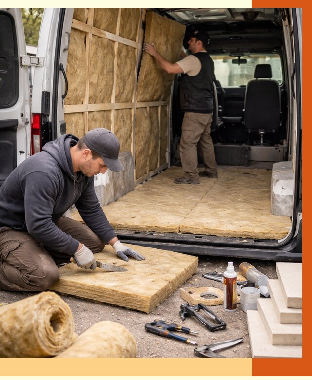 Утепление кемпера в Междуреченске под ключ от 12126 руб. — профессионально | ТепломастерМжд