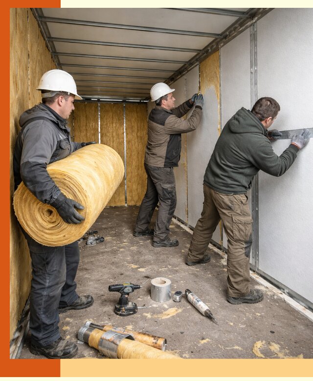 Утепление рефрижераторного контейнера в Междуреченске профессионально и надежно