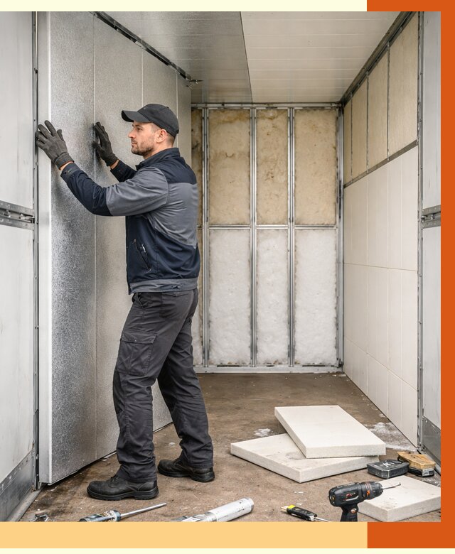 Утепление холодильного кузова в Междуреченске от 13642 руб. под ключ | ТепломастерМжд