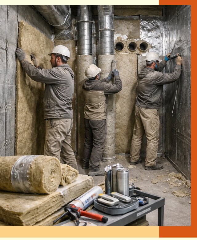 Утепление венткамеры в Междуреченске под ключ от 1465 руб. — профессионально | ТепломастерМжд