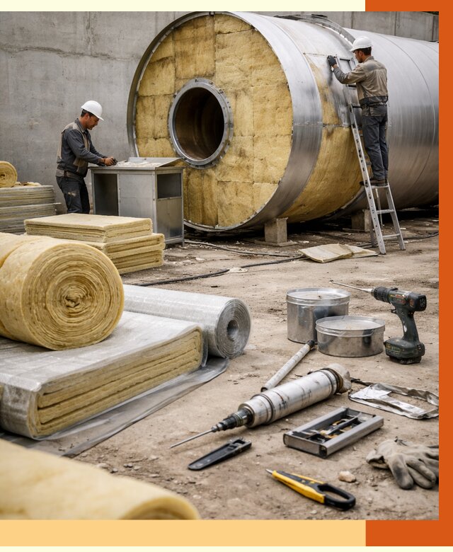 Утепление резервуара с топливом в Междуреченске от 27789 руб. под ключ | ТепломастерМжд