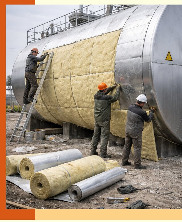 Утепление резервуаров с топливом в Междуреченске надежно и экономично
