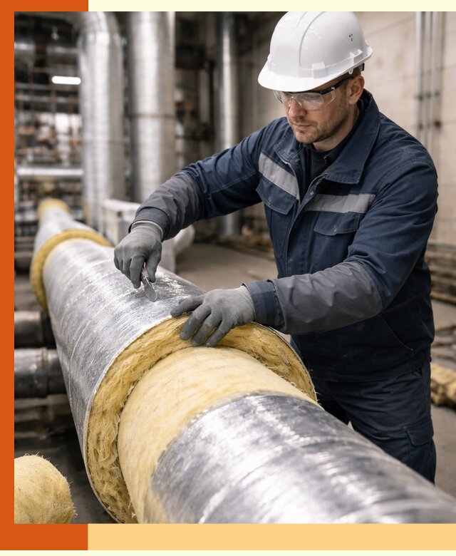 Утепление технологического оборудования и заводских установок в Междуреченске