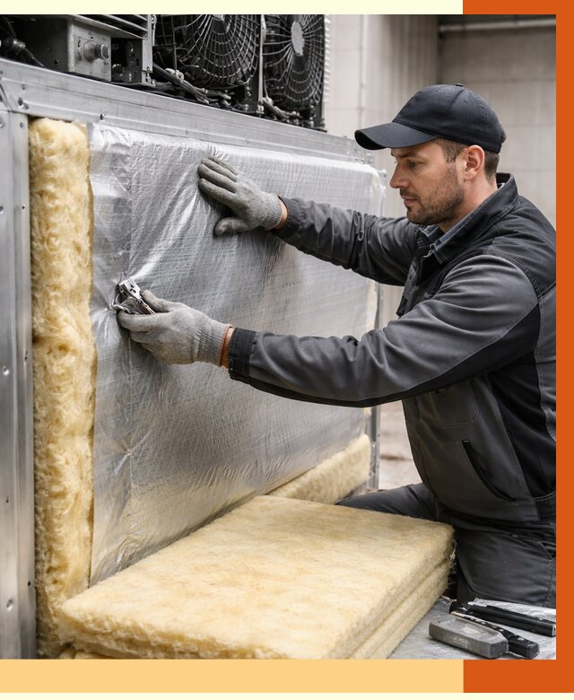 Утепление холодильного агрегата в Междуреченске от 8589 руб. под ключ | ТепломастерМжд