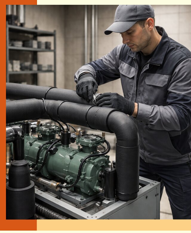 Утепление холодильного агрегата и теплоизоляция в Междуреченске