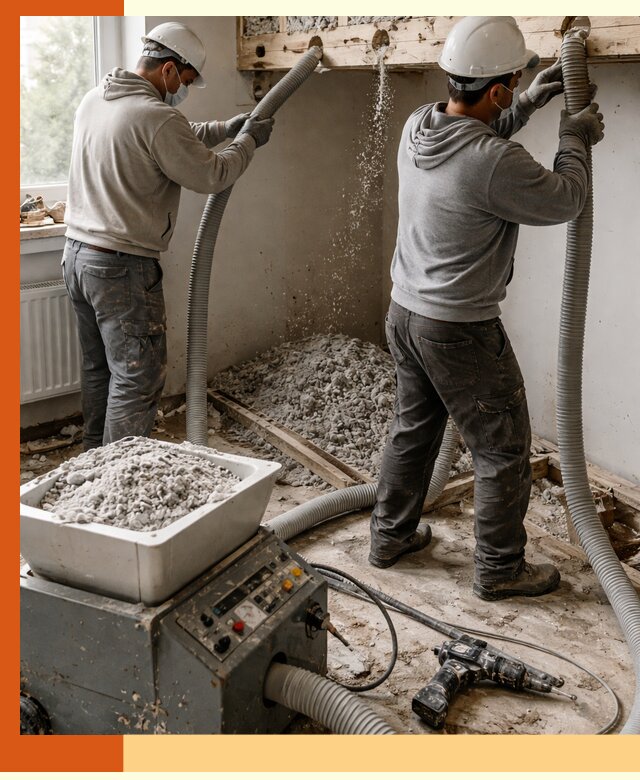 Заполнение пустот перекрытий пеной и наполнителями в Междуреченске