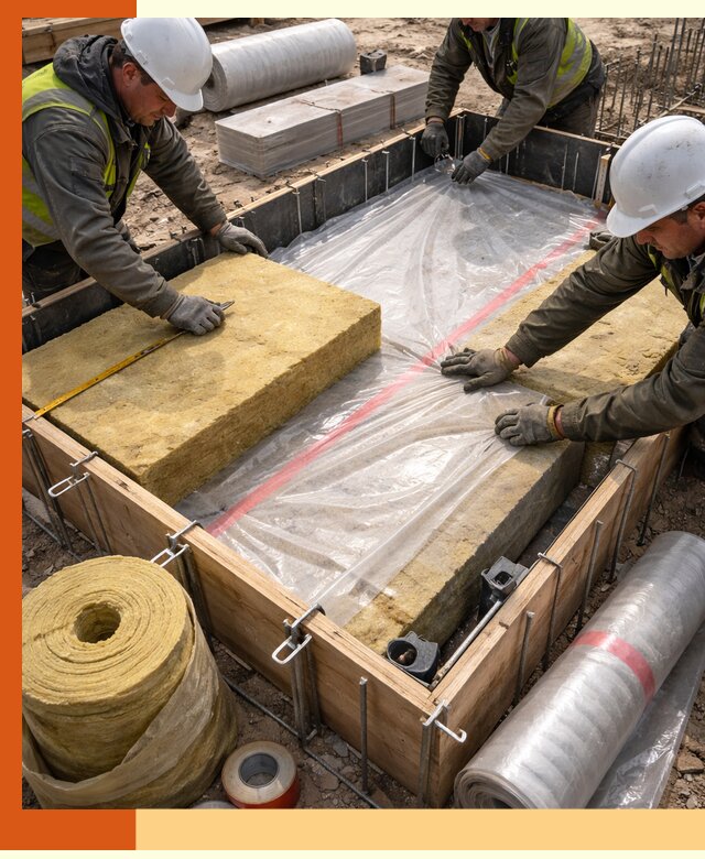 Теплоизоляция опалубки для строительства в Междуреченске