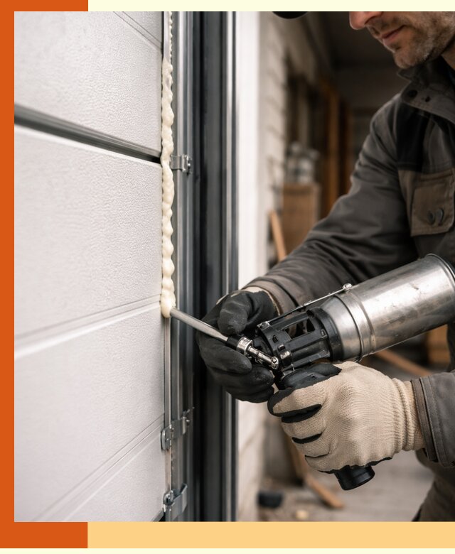 Заполнение пустот ворот в Междуреченске профессионально и герметично