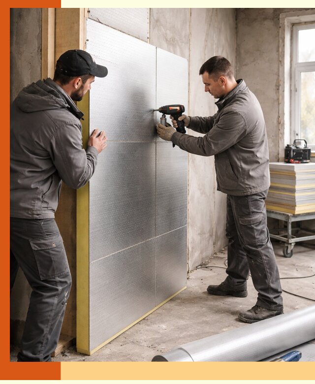 Утепление PIR панелями домов и зданий в Междуреченске