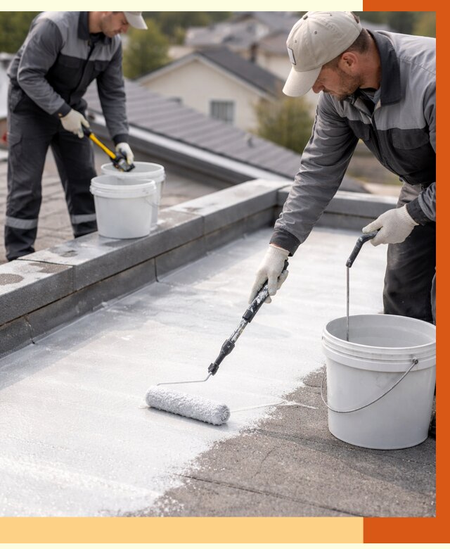 Утепление кровли жидкой теплоизоляцией в Междуреченске от 2173 руб./м2 | ТепломастерМжд