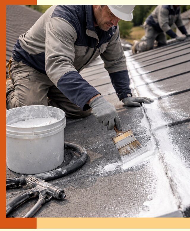 Утепление кровли жидкой теплоизоляцией в Междуреченске