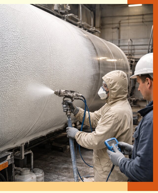Утепление автоцистерны жидкой теплоизоляцией в Междуреченске от 14652 руб. под ключ | ТепломастерМжд