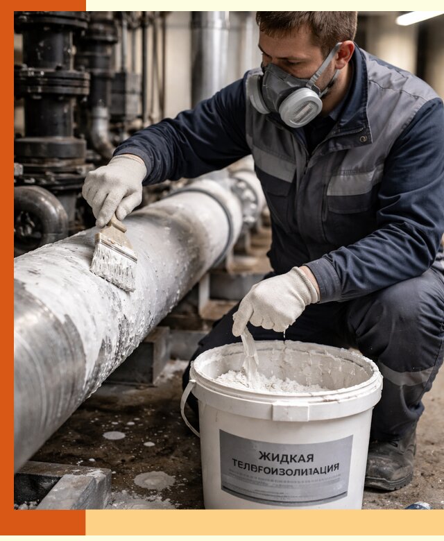 Утепление оборудования жидкой теплоизоляцией в Междуреченске