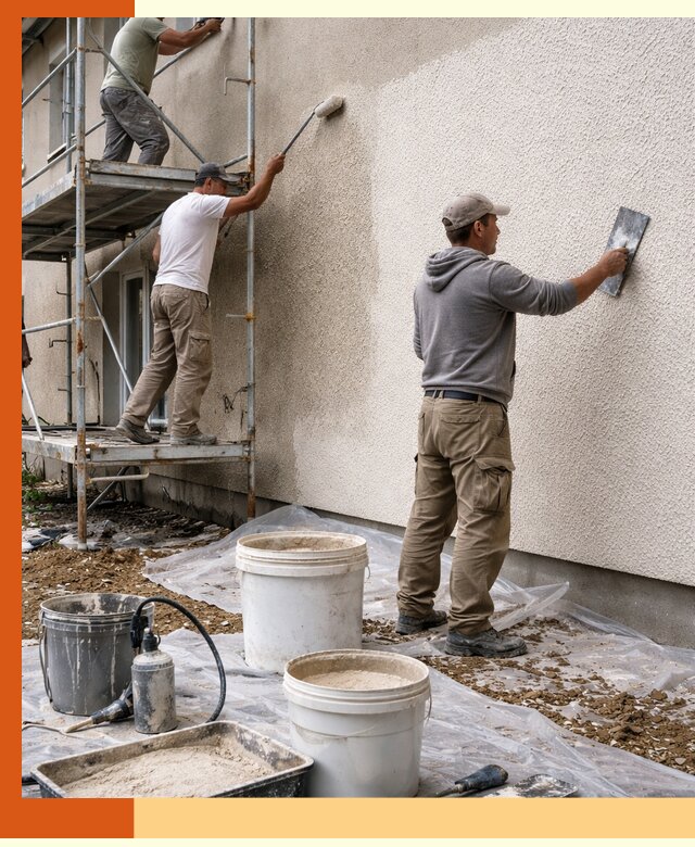 Утепление фасада жидкой пробкой в Междуреченске