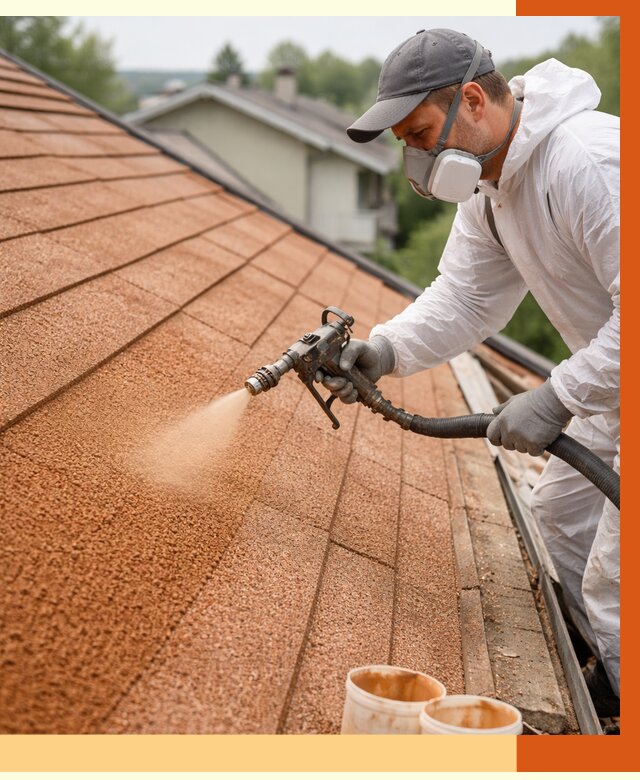 Утепление кровли жидкой пробкой в Междуреченске от 2728 руб./м² под ключ | ТепломастерМжд