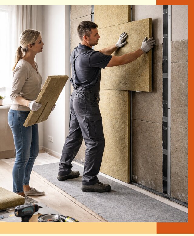 Профессиональная шумоизоляция квартиры в Междуреченске от 7579 руб. за м2 | ТепломастерМжд