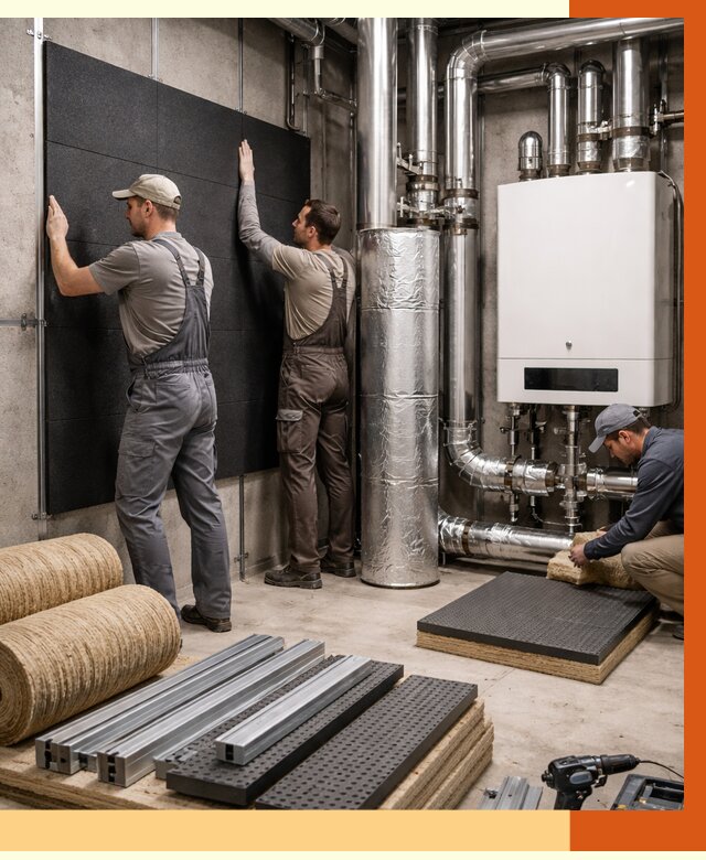 Шумоизоляция котельной в Междуреченске от 6568 руб. под ключ | Профессиональная звукоизоляция — ТепломастерМжд