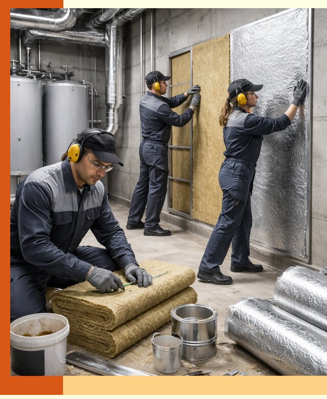 Шумоизоляция котельной в Междуреченске: профессиональный монтаж и материалы