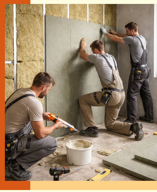 Профессиональная шумоизоляция стен в Междуреченске для квартир и домов