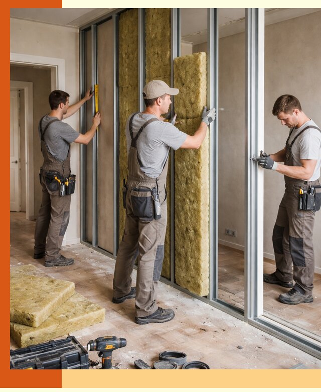 Шумоизоляция межкомнатных перегородок в Междуреченске эффективно и надёжно